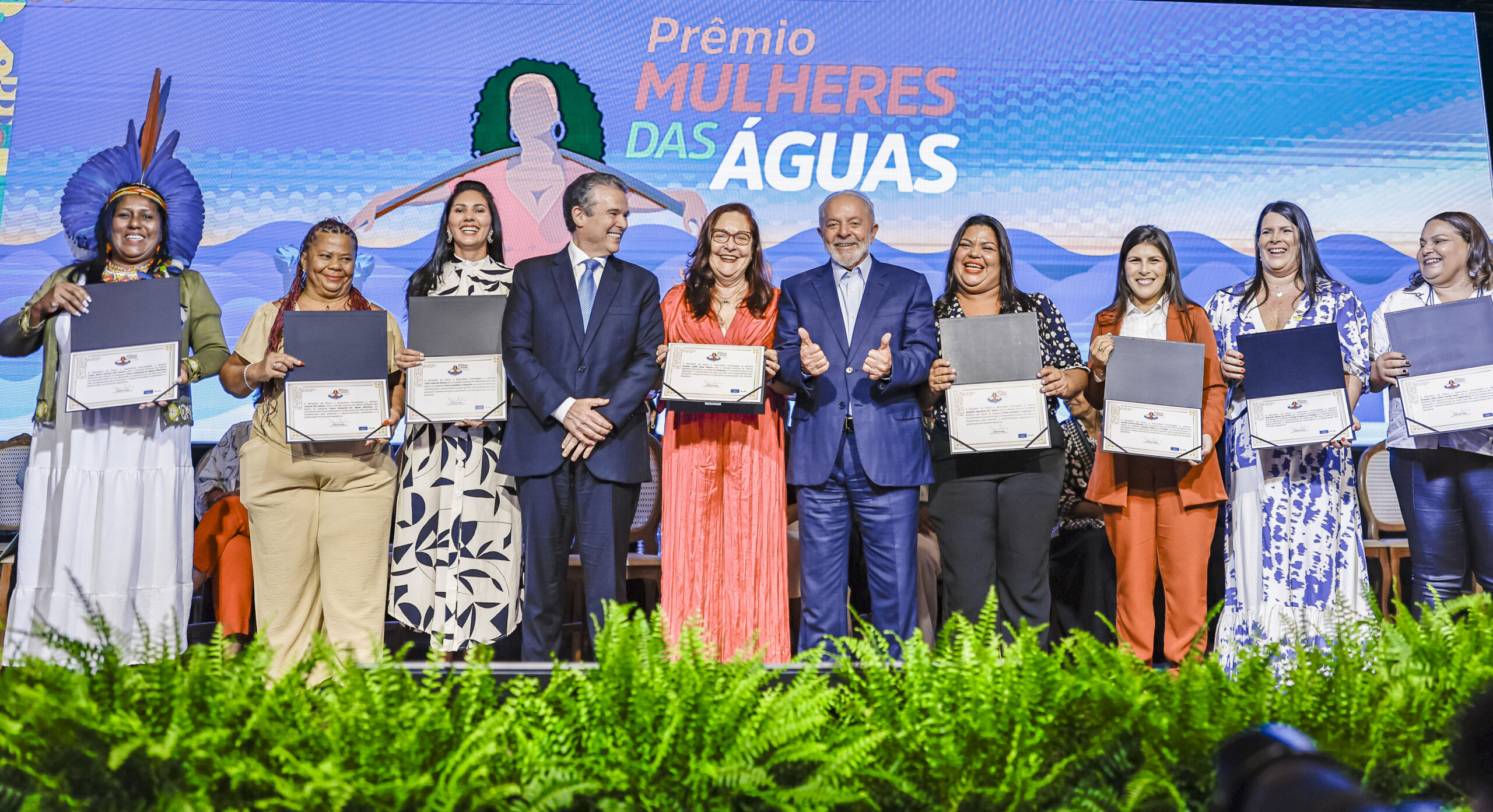 Homenagem às vencedoras da 1ª Edição do Prêmio Mulheres das Águas, no teatro do Hotel Royal Tulip Brasília Alvorada. Brasília - DF.  Foto: Ricardo Stuckert / PR (SECOM)