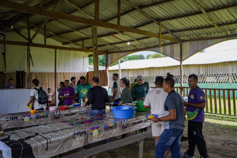 Comunidade Indígena Nova Esperança do Povo Kokama. Foto por Ricardo Wolffenbüttel