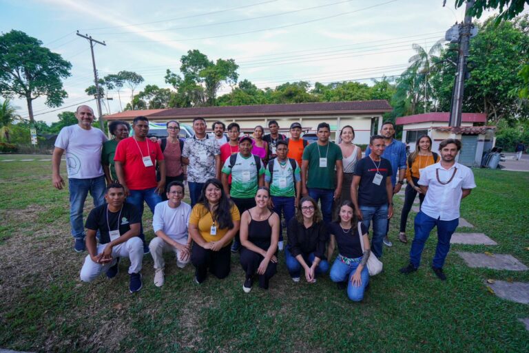 Terceiro dia de oficinas com as OSPs da castanha-do-Brasil e do pirarucu de manejo Foto por Ricardo Wolffenbüttel