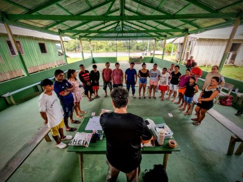 Oficinas de diagnóstico de planos de negócios, fortalecimento de cadeias, estudo de mercados e formação de lideranças com a Associação de Produtores Rurais do Setor São José. 
Crédito: Fotos por Bruno Franques/Acervo IABS
