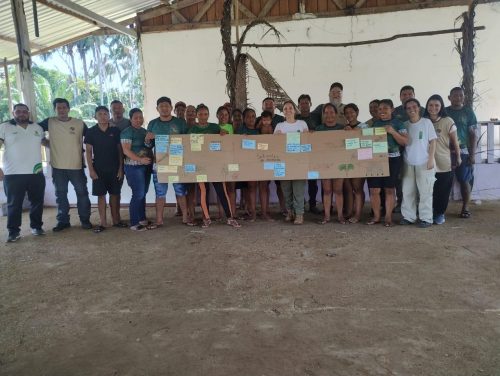 Oficinas de Fortalecimento de cadeia e Fortalecimento de lideranças, realizadas com a ACINEPK